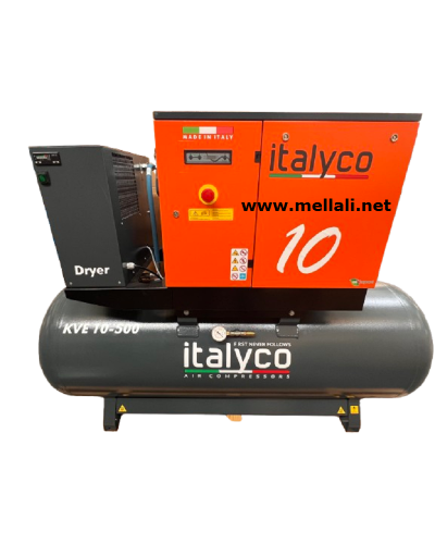 compresseur a vis avec sécheur ITALYCO 10HP