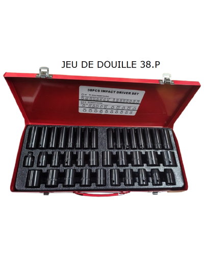 COFFRET DIVERS DE DOUILLE 38 pcs ECO
