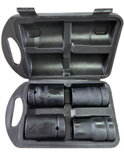 COFFRET DOUILLES POUR CLÉ  À CHOC 1" POUCE PROFESSIONAL 4 pcs