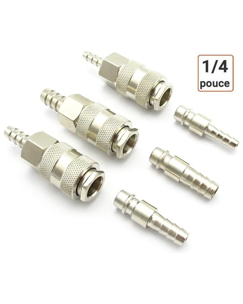 PRISE RAPIDE POUR TUYAU DE AIR 8" PLUS RACCORD MAL 8"