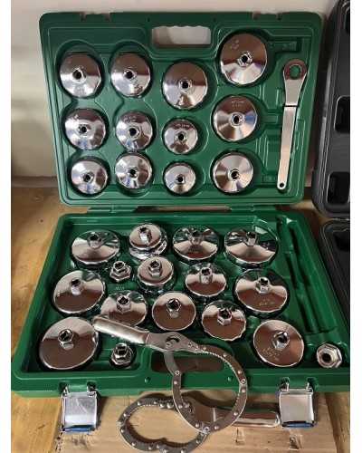 KIT Cle  a filtre a huile Outils Professionnel (31pcs) KIT Cle  a filtre a huile Outils Professionnel (31pcs)