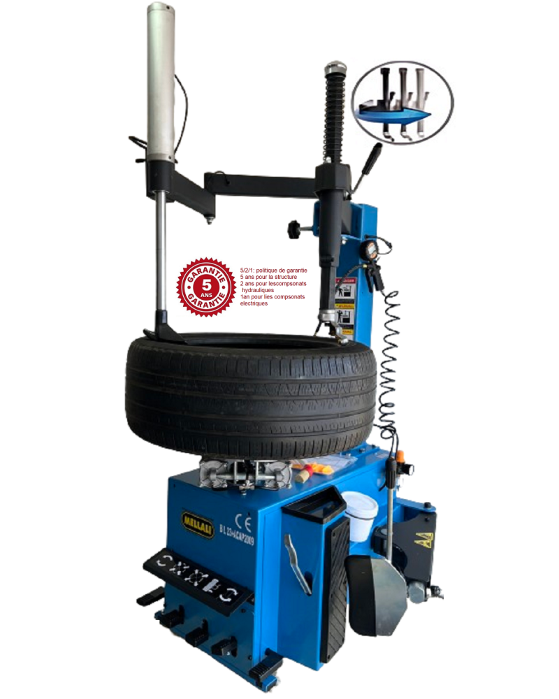 DÉMONTE PNEUS PREMIUM GAMMES Avec bras d’Assistance à monter Professionnel