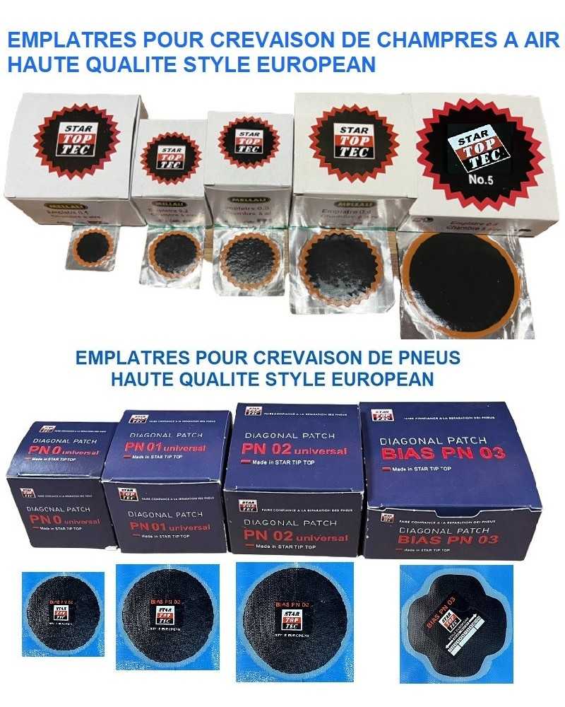 REMA TIP TOP PIÈCES TUBELES RÉPARATION CREVAISON