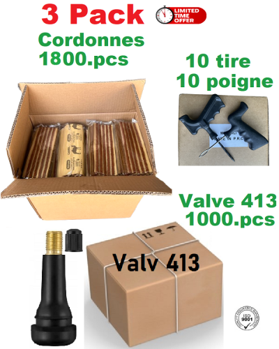 Valves pneu voiture en caoutchouc