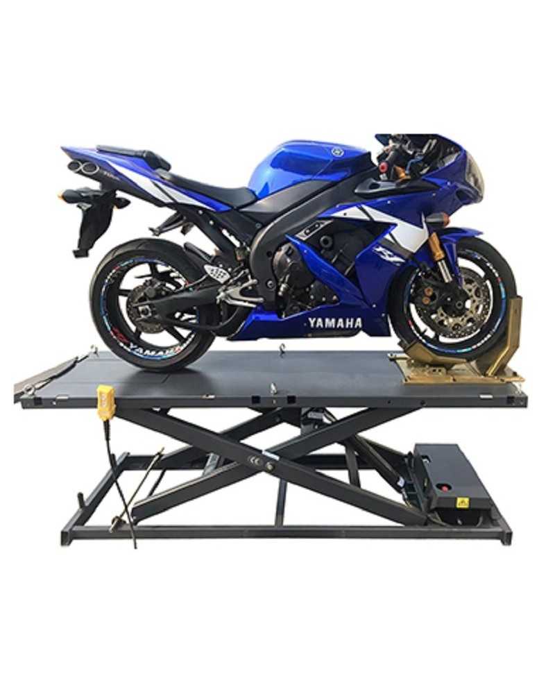 Pont Motos 1000 kg élévateur hydropneumatique pour motos.