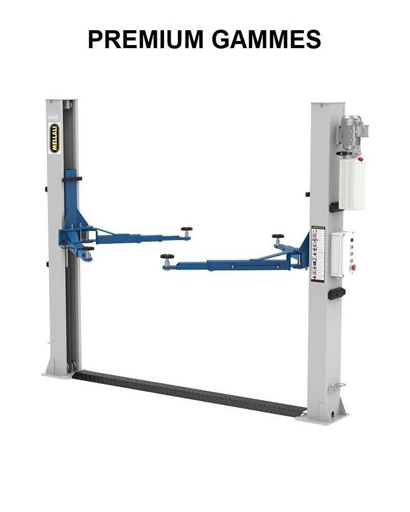 Pont Élévateur Hydraulique Double Colonne Déverrouillage System Sécurité automatique Electrique 4.Ton  PREMIUM GAMMES