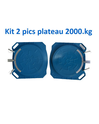 PLATEAU DE GÉOMÉTRIE CAPACITÉ 2000 kg