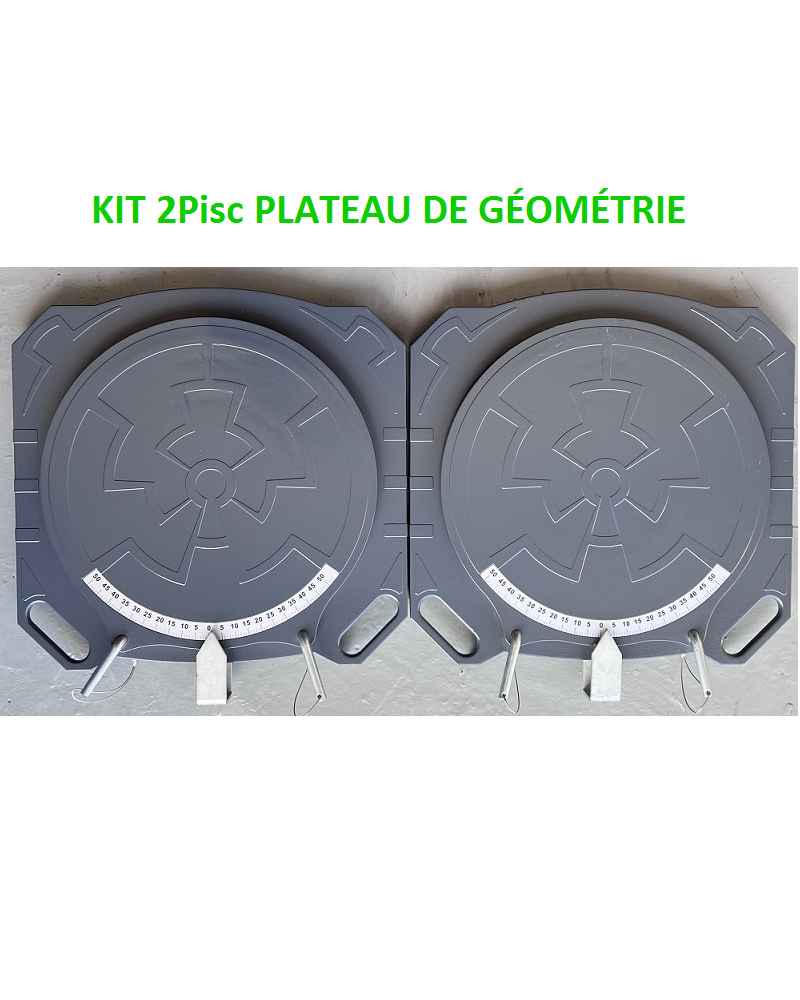 PLATEAU DE GÉOMÉTRIE KIT 2 PIS