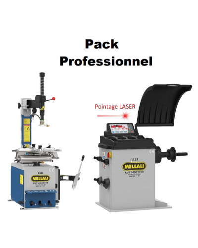 DÉMONTE PNEUS PLUS ÉQUILIBREUSES PACK PRO