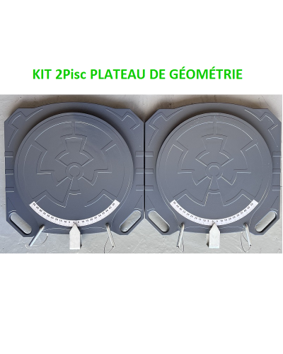 PLATEAU POUR GÉOMÉTRIE ALUMINIUM-VENT KIT 2pis