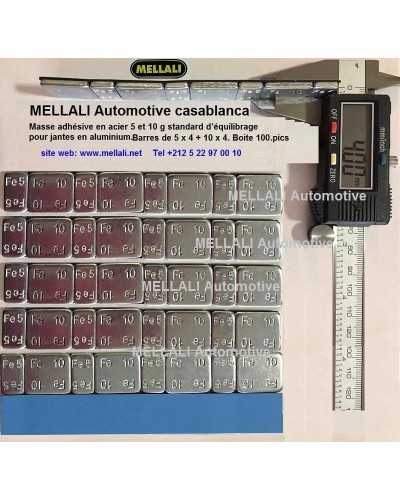 Masse d’ équilibrage  adhésive pour jantes Aluminium.