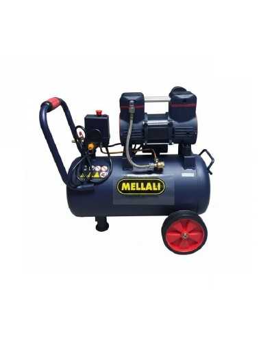 COMPRESSEUR Silencieux portable transmission directe 24 L 220 V 8 bar