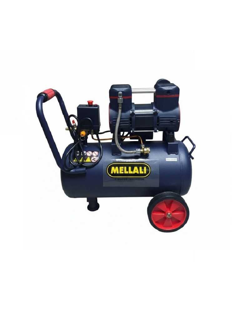 COMPRESSEUR Silencieux portable transmission directe 24 L 220 V 8 bar