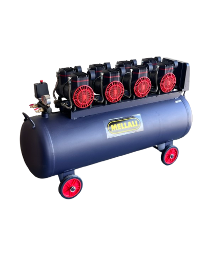 COMPRESSEUR Silencieux-200 lt-POUR ATELIER MÉCANIQUE ET LAVAGE