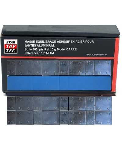 Masses D’équilibrage Autocollant En Acier Pour Jantes En Aluminium. Model CARRE